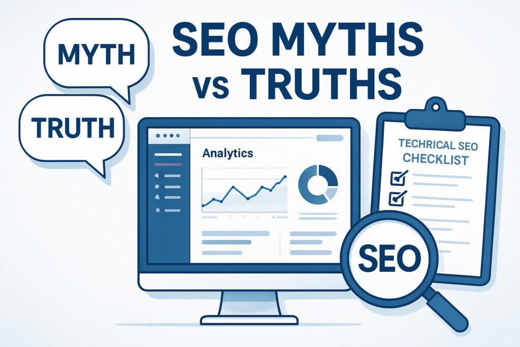 SEO 迷思破解：7 個常見誤解與實戰真相一次看懂 | 屏柏企業有限公司｜新北台北seo顧問,網頁製做設計深度解析
