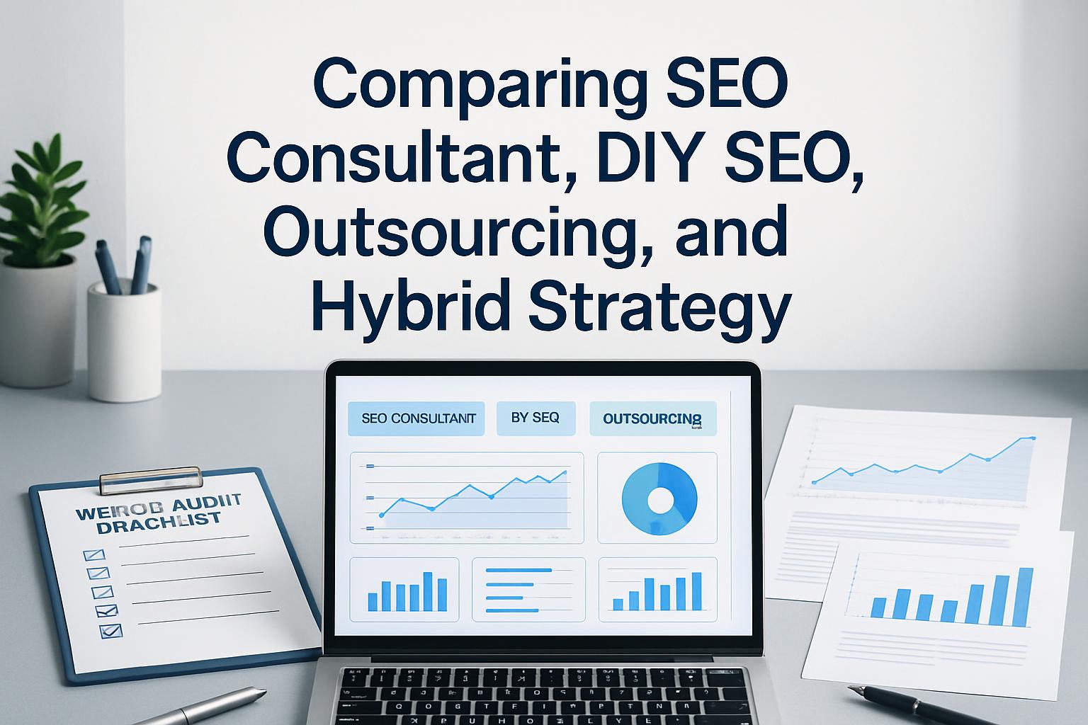 SEO 顧問與自行優化怎麼選?5 種方案比較分析 SEO 顧問與自行優化方案比較圖